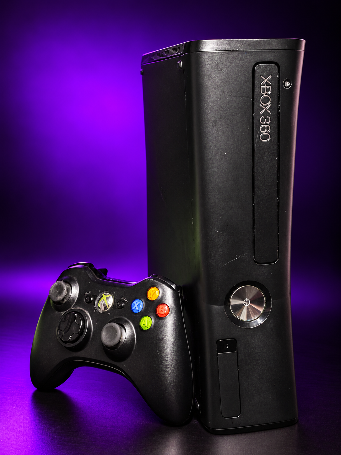 Modded Xbox 360 Slim + 20 Games