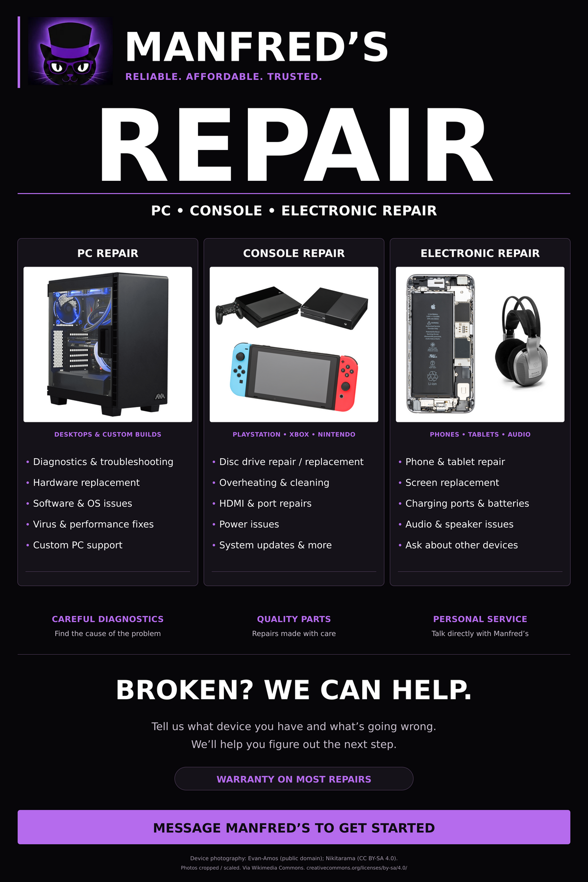Mail-In Repair Diagnostic