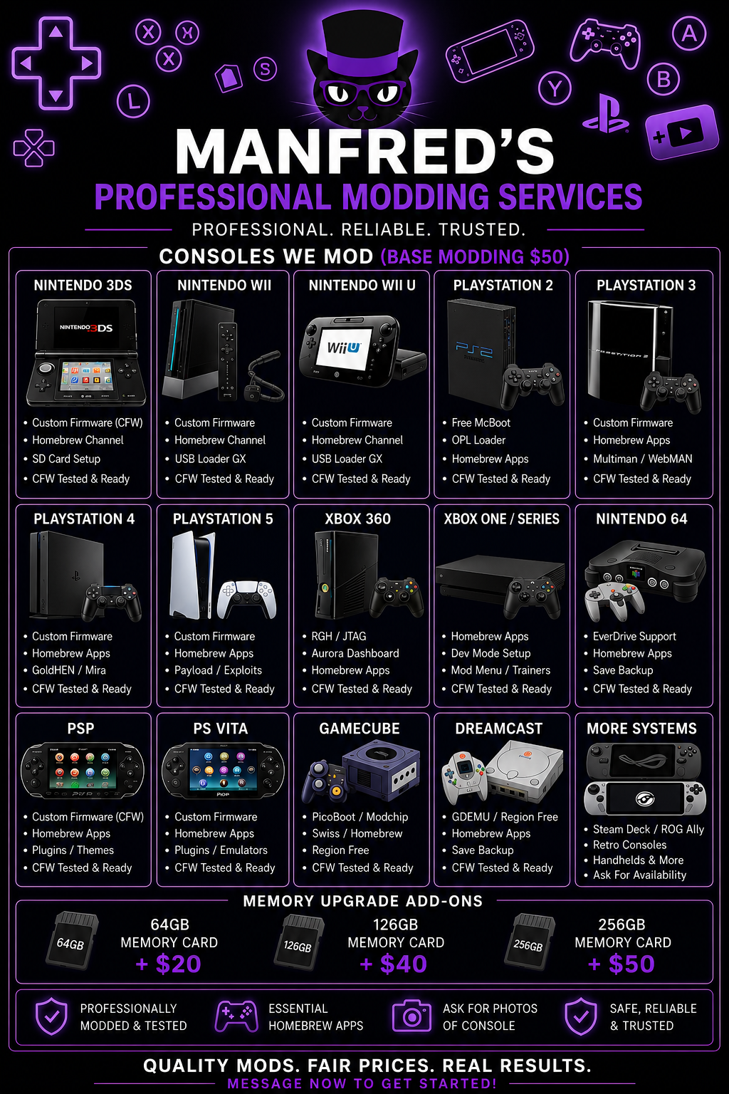 Mail-In Console Modding